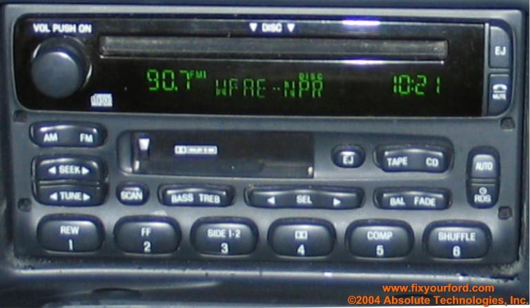 1998 Ford explorer eddie bauer radio wiring diagram